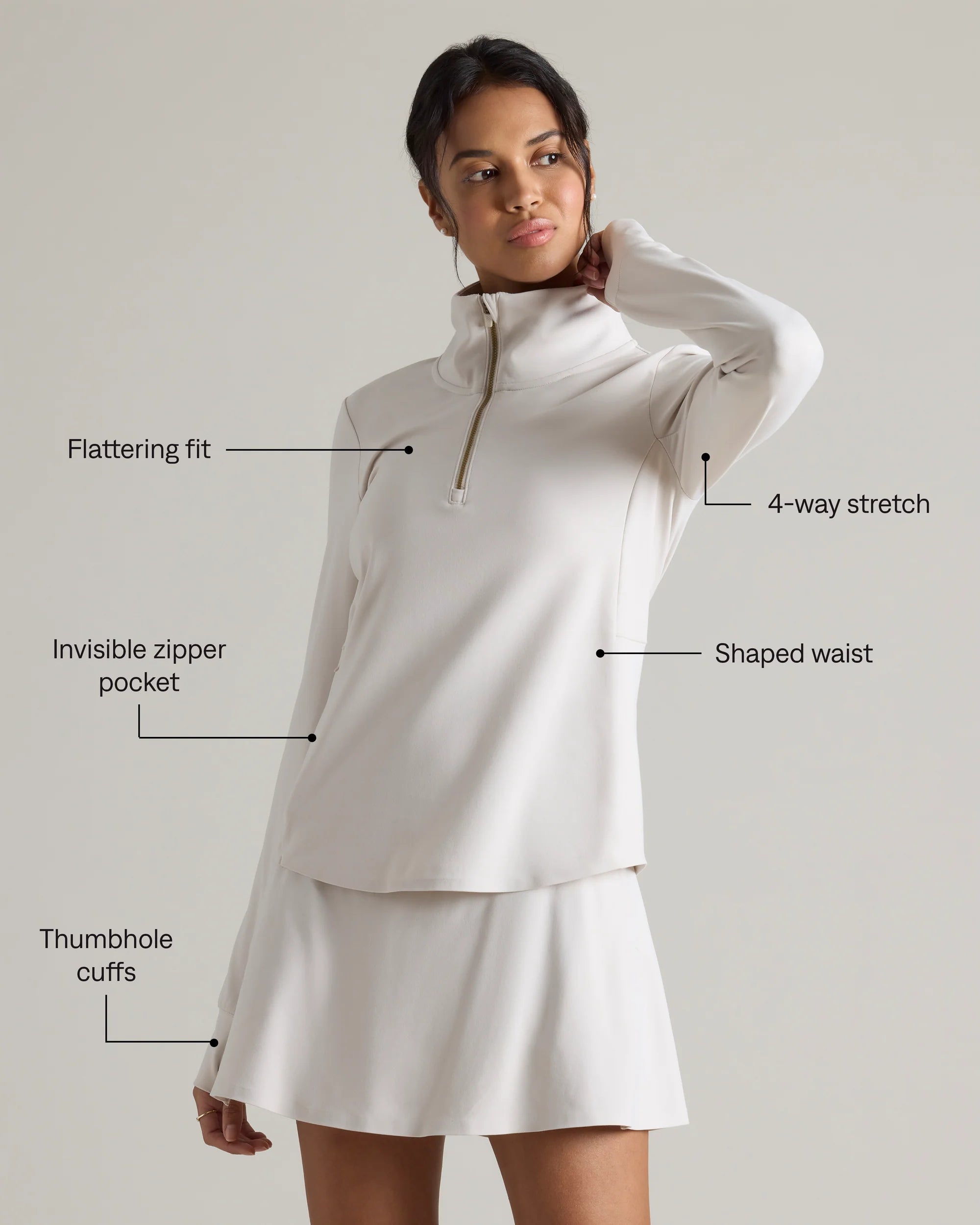 Course to Court 1/4 Zip