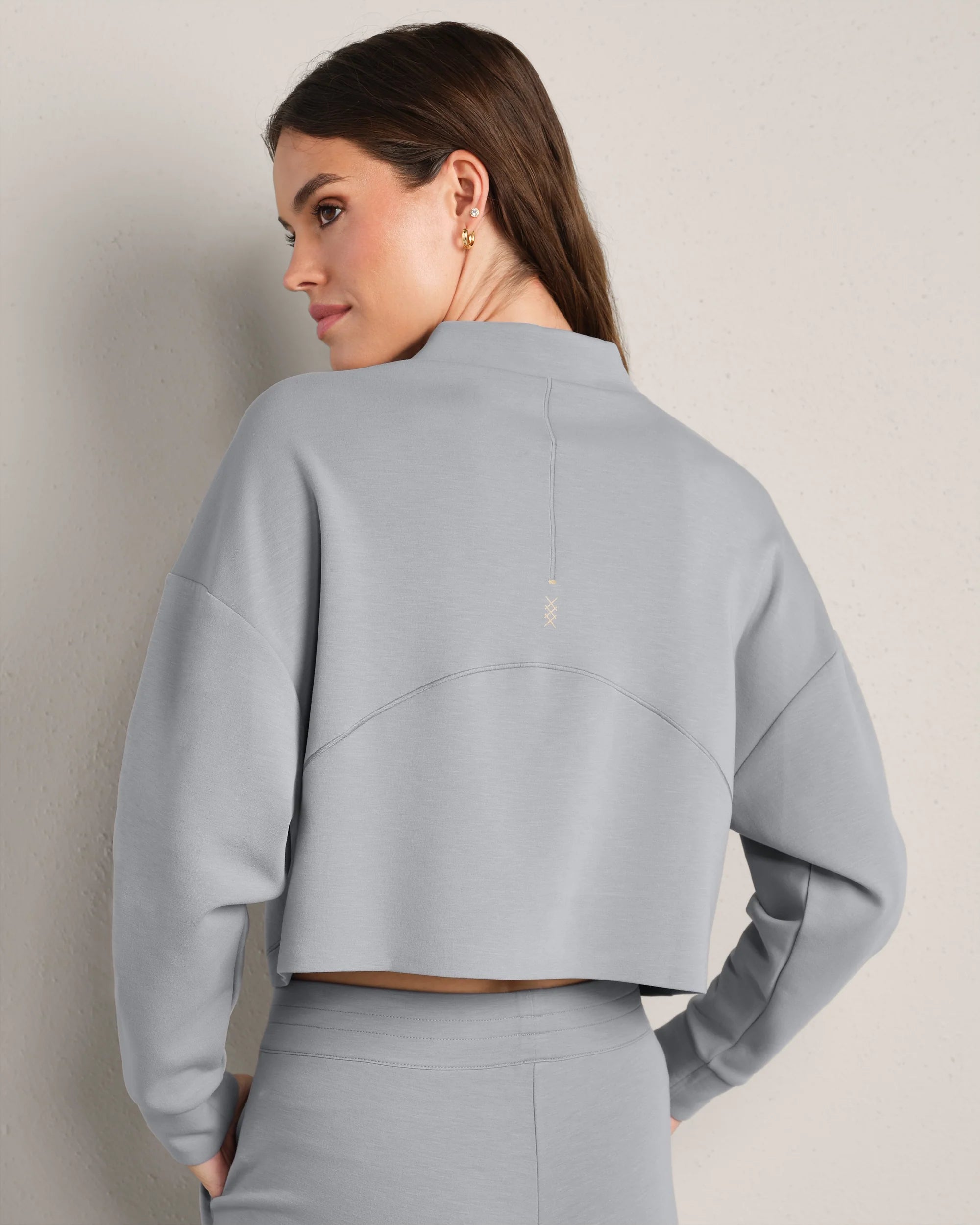 DreamGlow Cropped Mock Neck