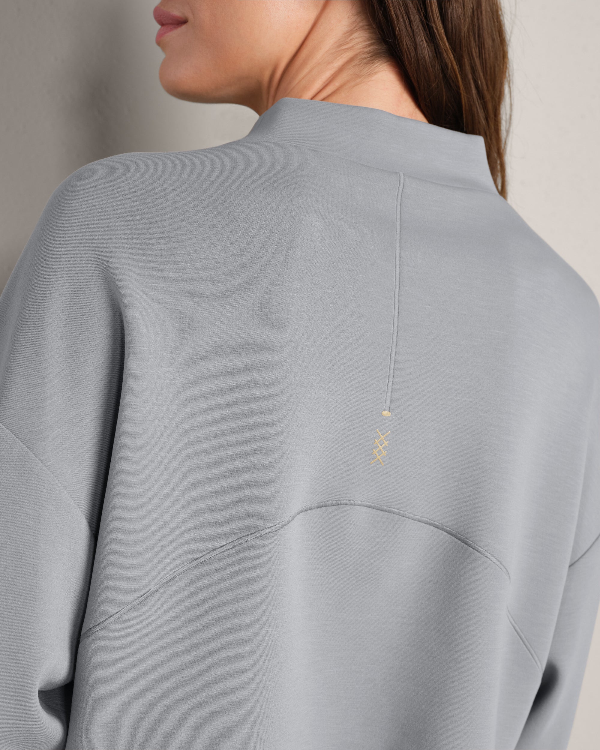 DreamGlow Cropped Mock Neck