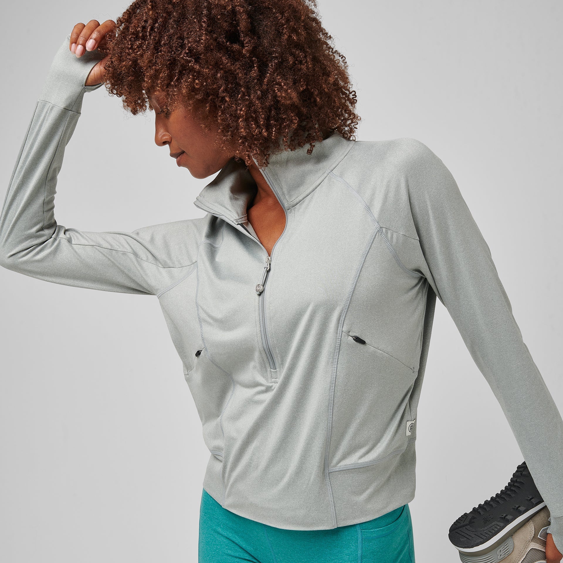 Slender Cozy Half Zip