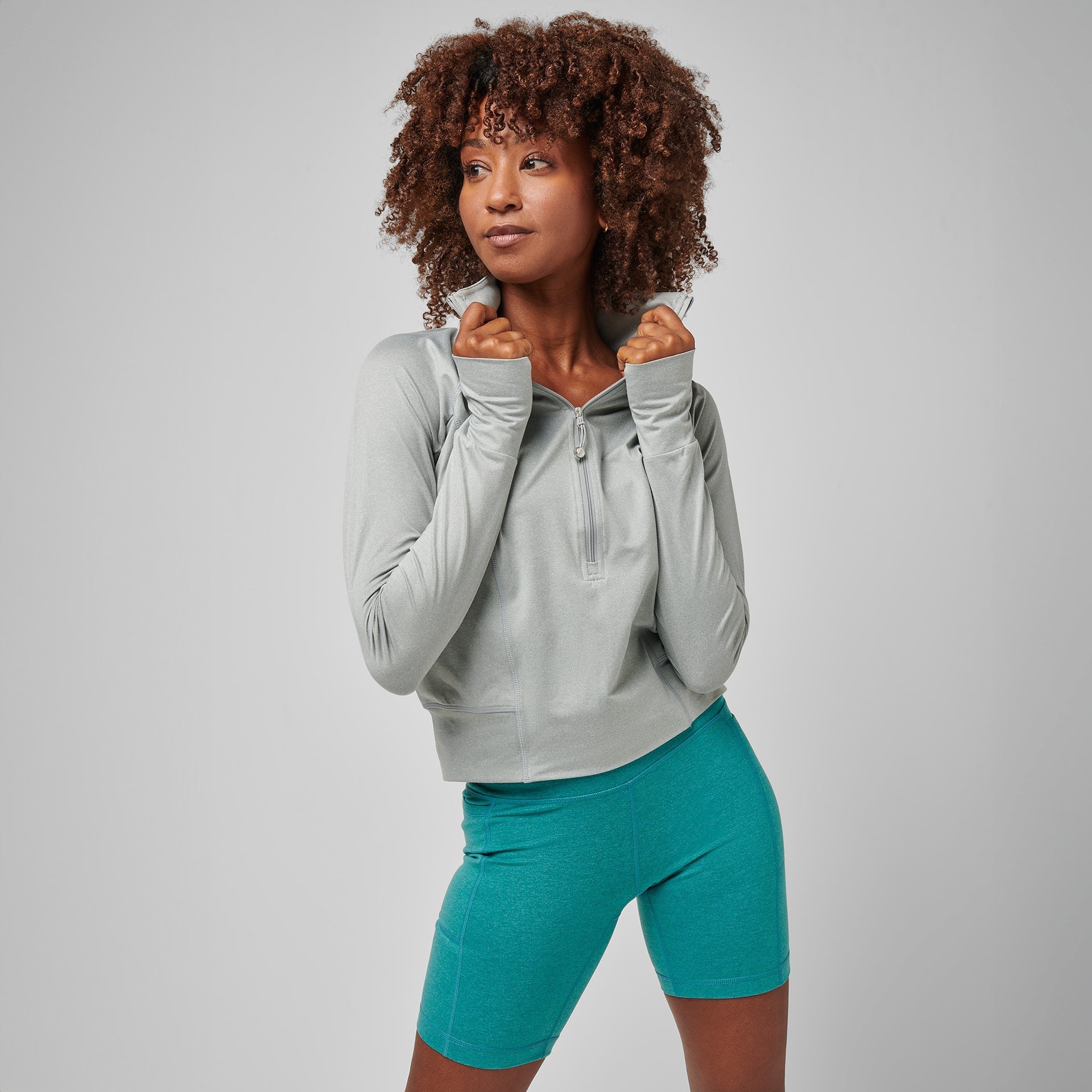 Slender Cozy Half Zip